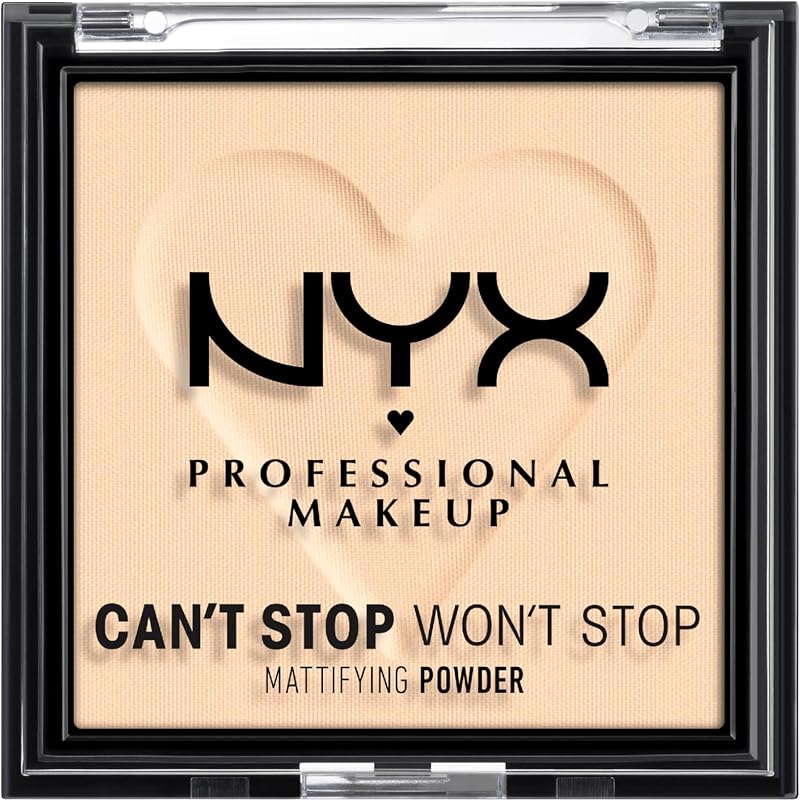 NYX Can't Stop Won't Stop Matte Powder Fair - Mattifying Finish