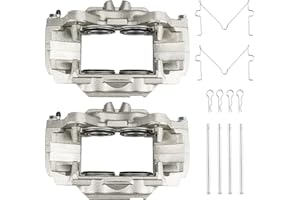 PHILTOP Front Disc Brake Caliper Assembly Replacement For 2003-2009 4Runner, 2003-2009 GX470, 2pcs Front Driver and Passenger Side Disc Brake Caliper Assembly with Bracket 19-P2766 19-P2767
