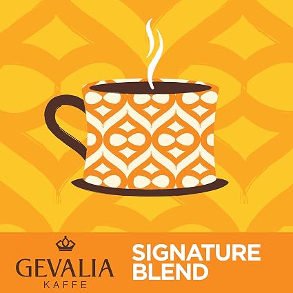 Gevalia kaffe 100% arabica coffee single serve cups signature Blend Mild-medium roast - 18 ct (043000049945)