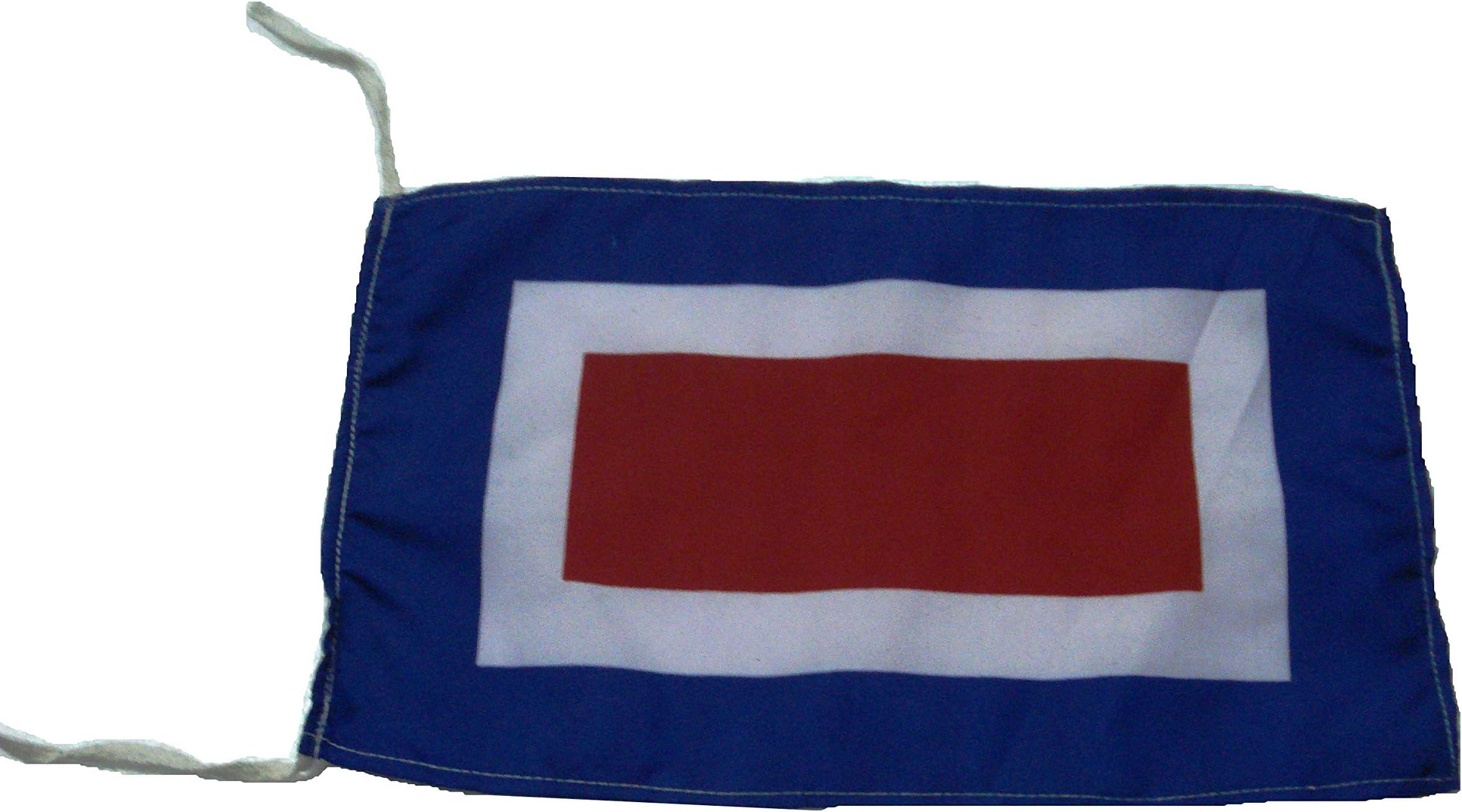 W - Maritime Code Naval Signal Flag - 8" X 13" - Nautical / Boat / Marine