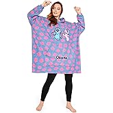 Disney Stitch Womens Fleece Hoodie, Oversized Fleece Poncho - Gifts for Her