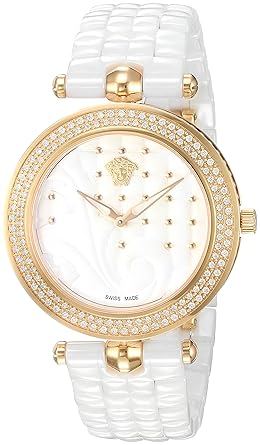Versace Women's 'Vanitas' Swiss Quartz Stainless Steel and Ceramic Casual Watch VAO060016.