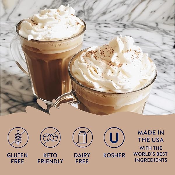 JORDAN’S SKINNY MIXES SUGAR FREE COFFEE SYRUP, VANILLA COFFEE FLAVORING SYRUP, ZERO CALORIE DRINK MIX, LATTES, BAKING, PROTEIN SHAKE OR COCKTAIL, DAIRY & GLUTEN FREE, KOSHER, 25.4 FL OZ