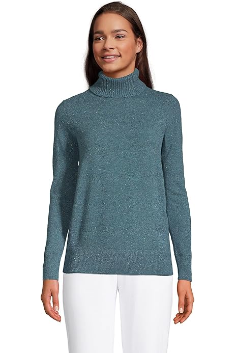 lands end cowl neck fleece