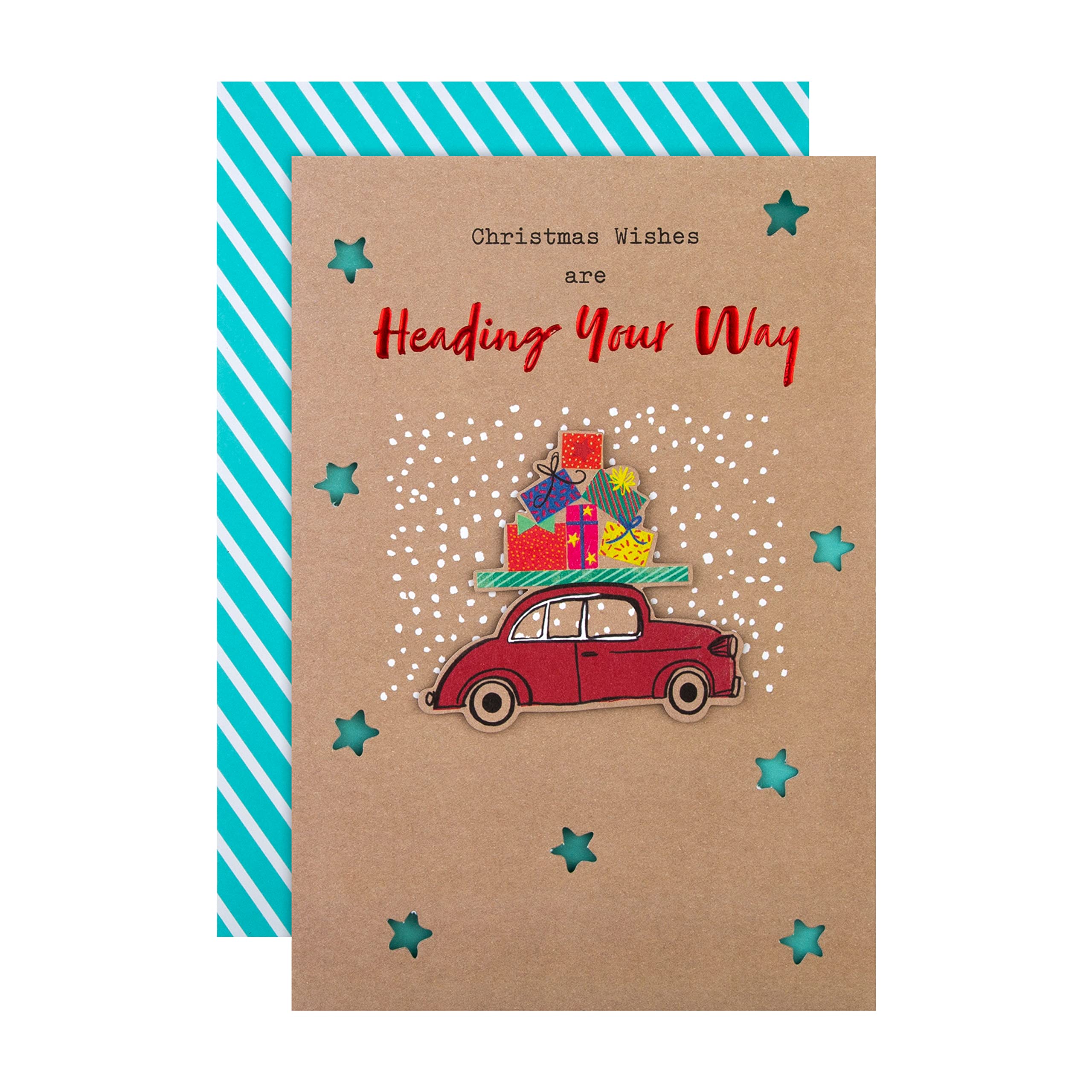 Hallmark Luxury Charity Christmas Cards - Pack of 8 in 1 Fun Illustrated Design