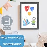 Clay Roberts A4 Dark Grey Photo Frame – Modern Wall Frame UK view 4