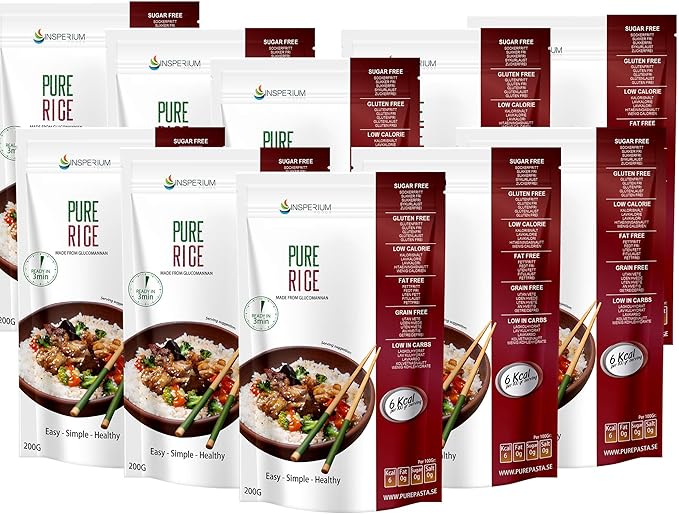 PureRice Konjac - Riso Senza Glutine 10-pack 200 grammi ...