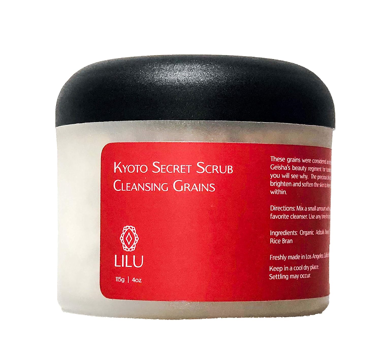 LILU Face Scrub Exfoliating Cleansing Grains - (Kyoto)
