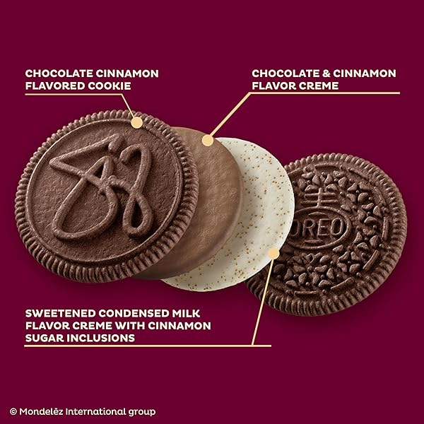 SELENA GOMEZ OREO COOKIES, CHOCOLATE AND CINNAMON CREME, LIMITED EDITION, 10 SNACK PACKS (2 COOKIES PER PACK)