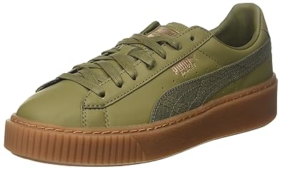 puma basket platform euphoria gum