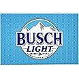 Busch Light Bar Mats for Countertop - 18x12 inches, Non-Slip Rubber Backing, Home Bar Coffee Maker Compatible