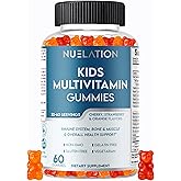 NUELATION Kids Multivitamin Gummies, 30-60 Day Supply with 14 Essential Kids Vitamins & Minerals. Toddler Vitamins for Overall Wellness. Non-GMO, Gelatin-Free, Gluten-Free, Vegetarian Children Vitamin