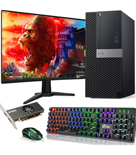 Amazon.com: Dell Gaming OptiPlex Desktop RGB Computer PC, Intel