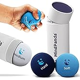 Mind & Body Stress Balls for Adults - Triple Density Squeeze Balls for Hand Therapy & Grip Strengthening - Stress & Anxiety R