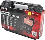 Trend 6 Piece Router Bit Starter Set 1/4 Inch Shank Tungsten Carbide TC view 2