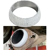 UBOG Exhaust Gasket,Car Accessories Exhaust Flange Gasket,2 Inch 2.25 Inch 2.5 Inch 3 Inch Exhaust Manifold Gasket,Car Exhaust Donut Gasket Seal Ring Replacement,Suitable for Cars Trucks (2.25inch)