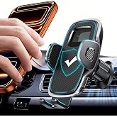 Hoarahloux 2026 New Car Vent Phone Holder [Thick Cases Friendly] Rotatable Universal Phone Mount for Your Car with Wide Clamp, Car Phone Holder Mount for iPhone 17 Pro Max 15 14 13 Samsung S25