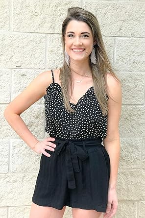 black paperbag shorts