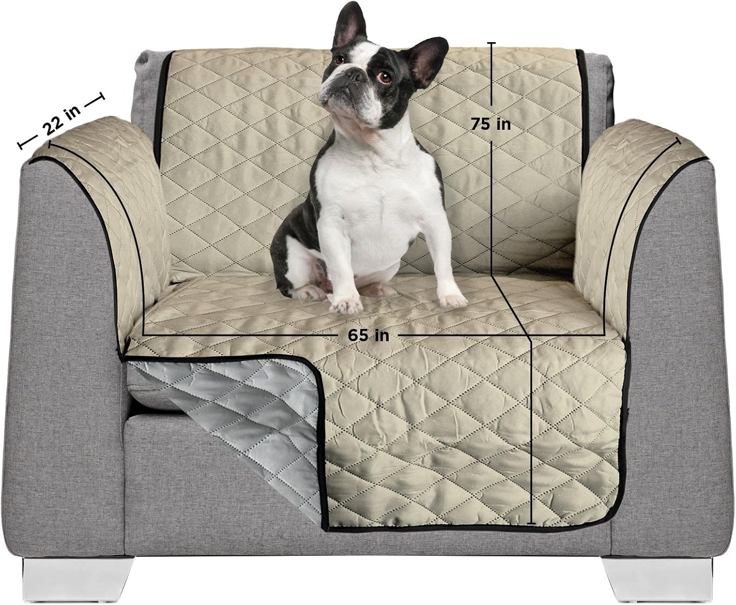 Amazon Com Akc Dog Couch Covers Chair Slipcover With Arms Dog