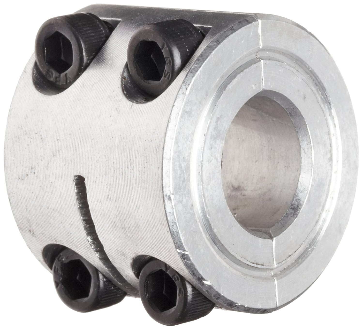 Climax Metal D2C025A TwoPiece Clamping Collar, Double Wide, Aluminum