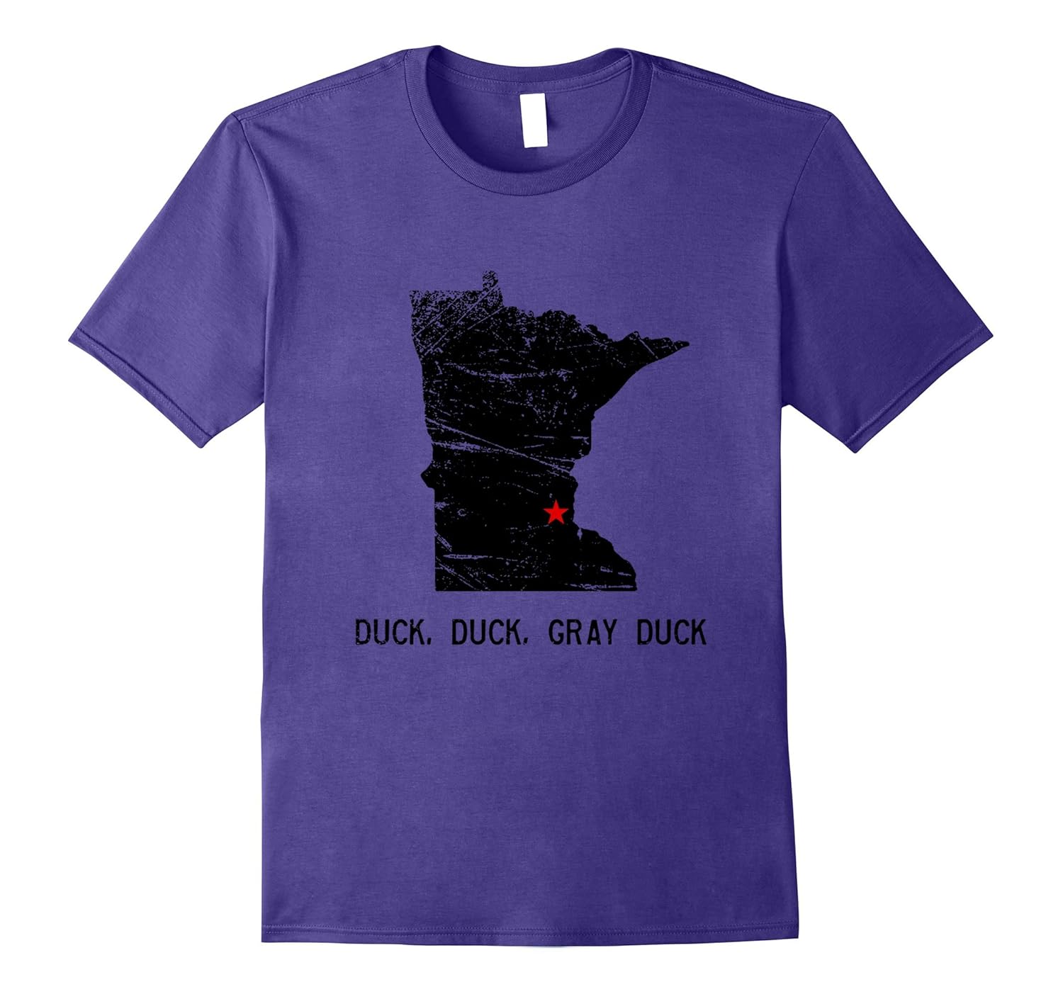 Minnesota State Grey Duck Distressed Style Shirt St. Paul-ANZ