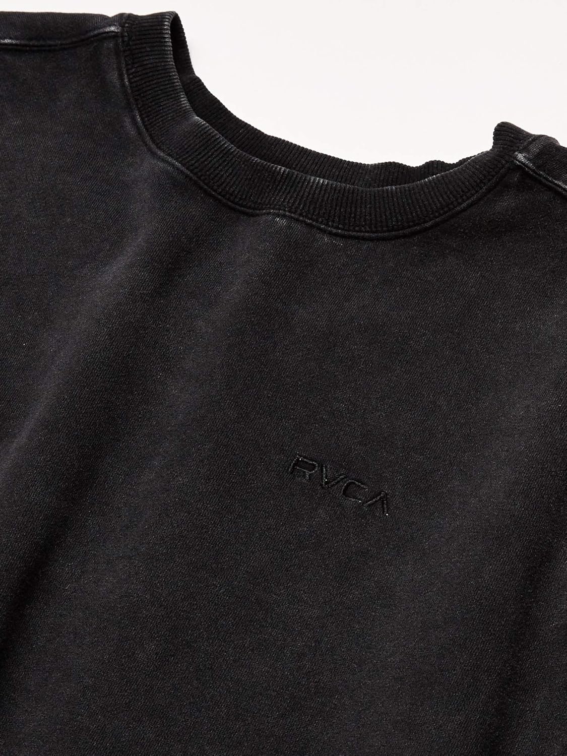 RVCA Men's Upsal Distressed Fleece Sweatshirt: Clothing