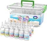 Desire Deluxe Tie Dye Kit – 18 Colors Ink Dye Kit 180pc Complete Set