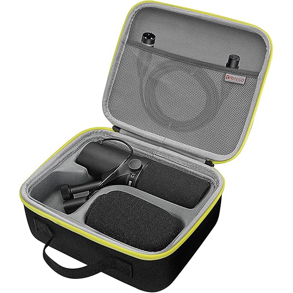 Amazon.com: ANALOG CASES Shure SM7B / MV7 Case - Custom-Fitted