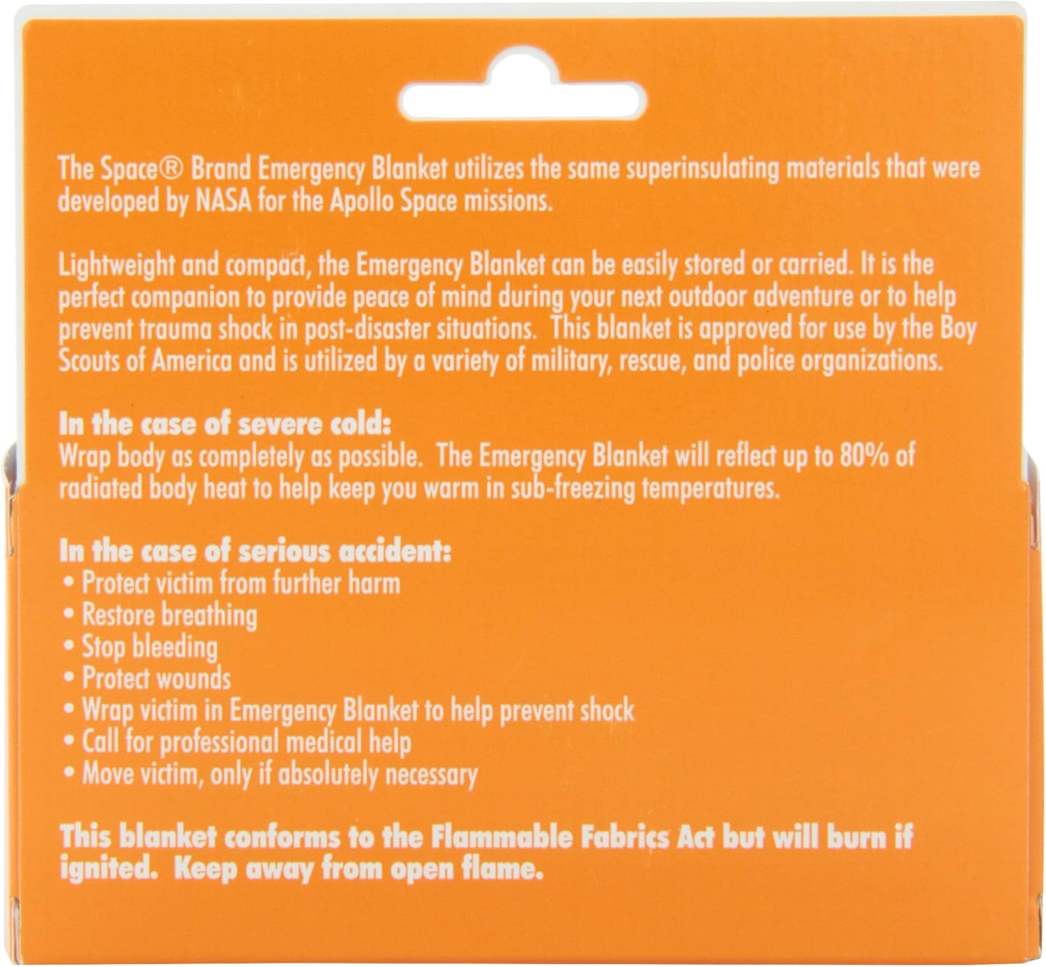 Grabber - The Original Space Brand Emergency Survival Blanket - Gold/Silver: Sports & Outdoors