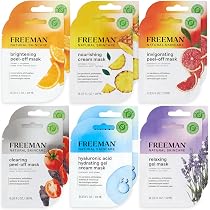 Amazon.com : Freeman Naturals Facial Mask 12 Piece Variety Bundle ...