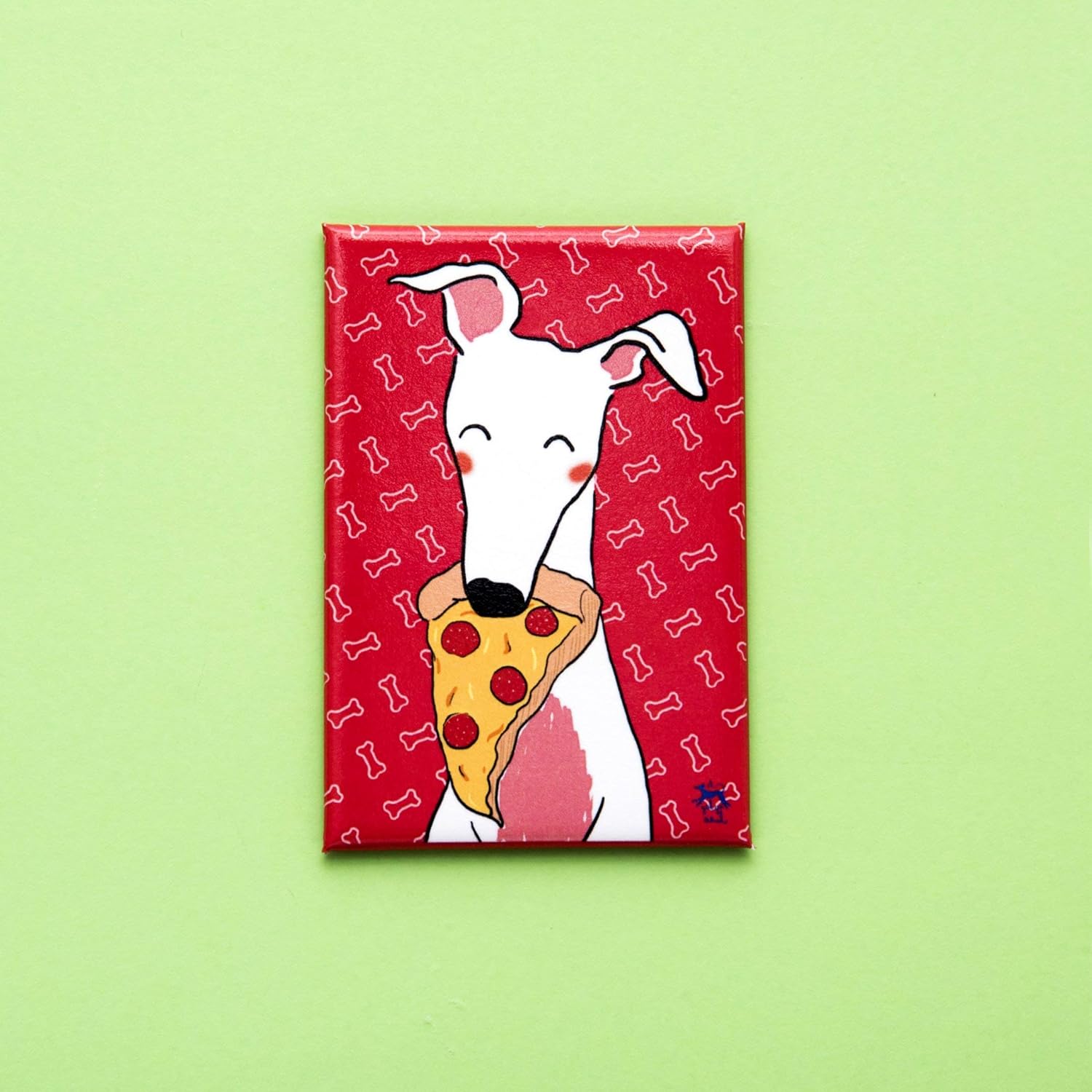 Imán decorativo galgo nevera pizza - El galgo azul: Amazon.es ...