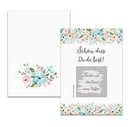 50 Rubbelkartenweiße Hochzeit Hochzeit Spiel Gastgeschenk Hochzeit