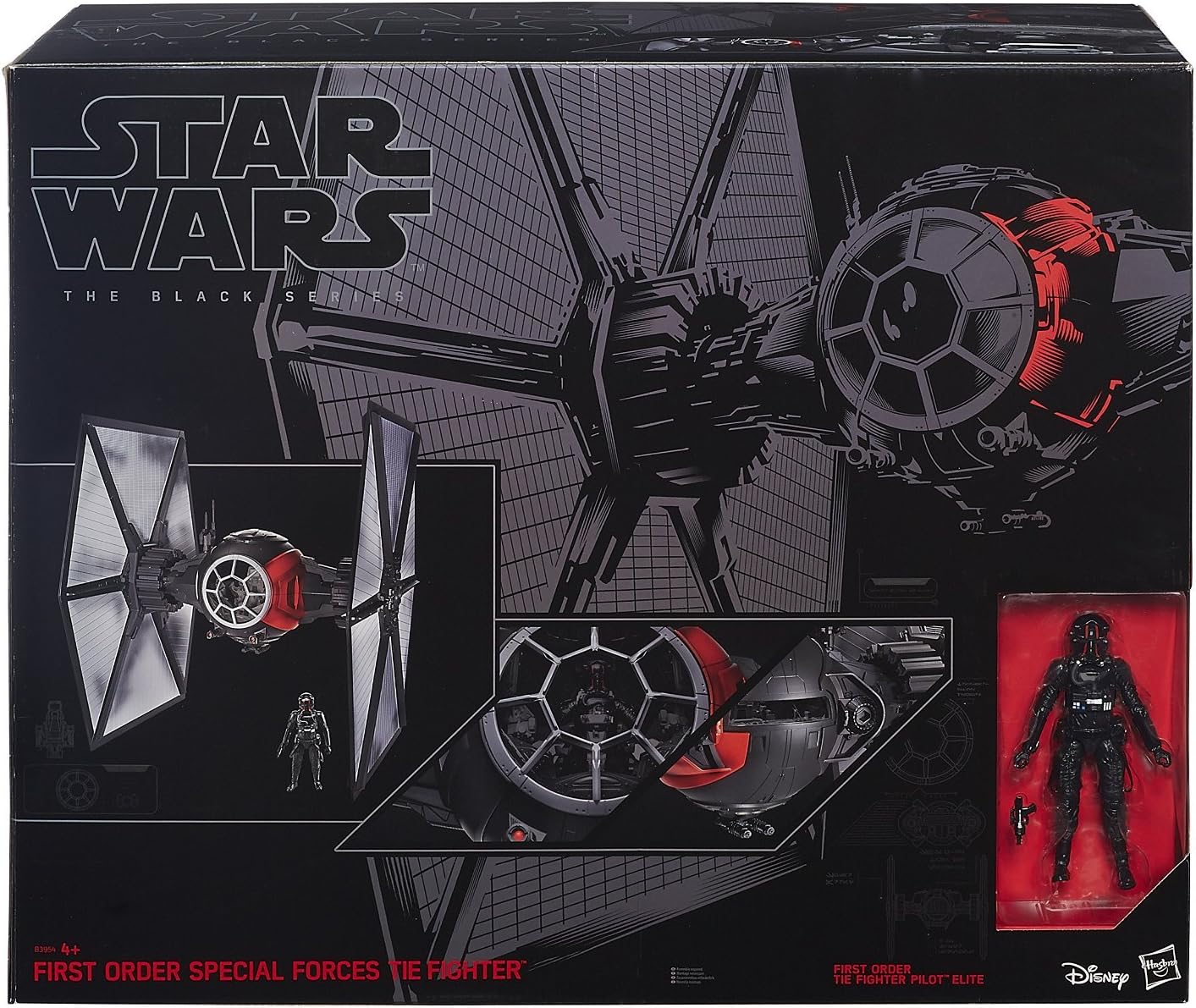 star wars black series tie fighter