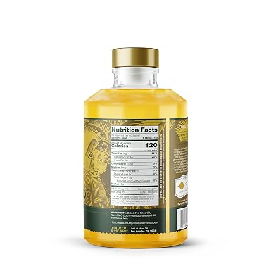 Grass-Fed Ghee Oil By 4Th & Heart, 16Oz, Non-Gmo Verified Hybrid Oil, Balanced Omega Fatty Acids, Paleo Approved, Keto-Friendly (853104007174)