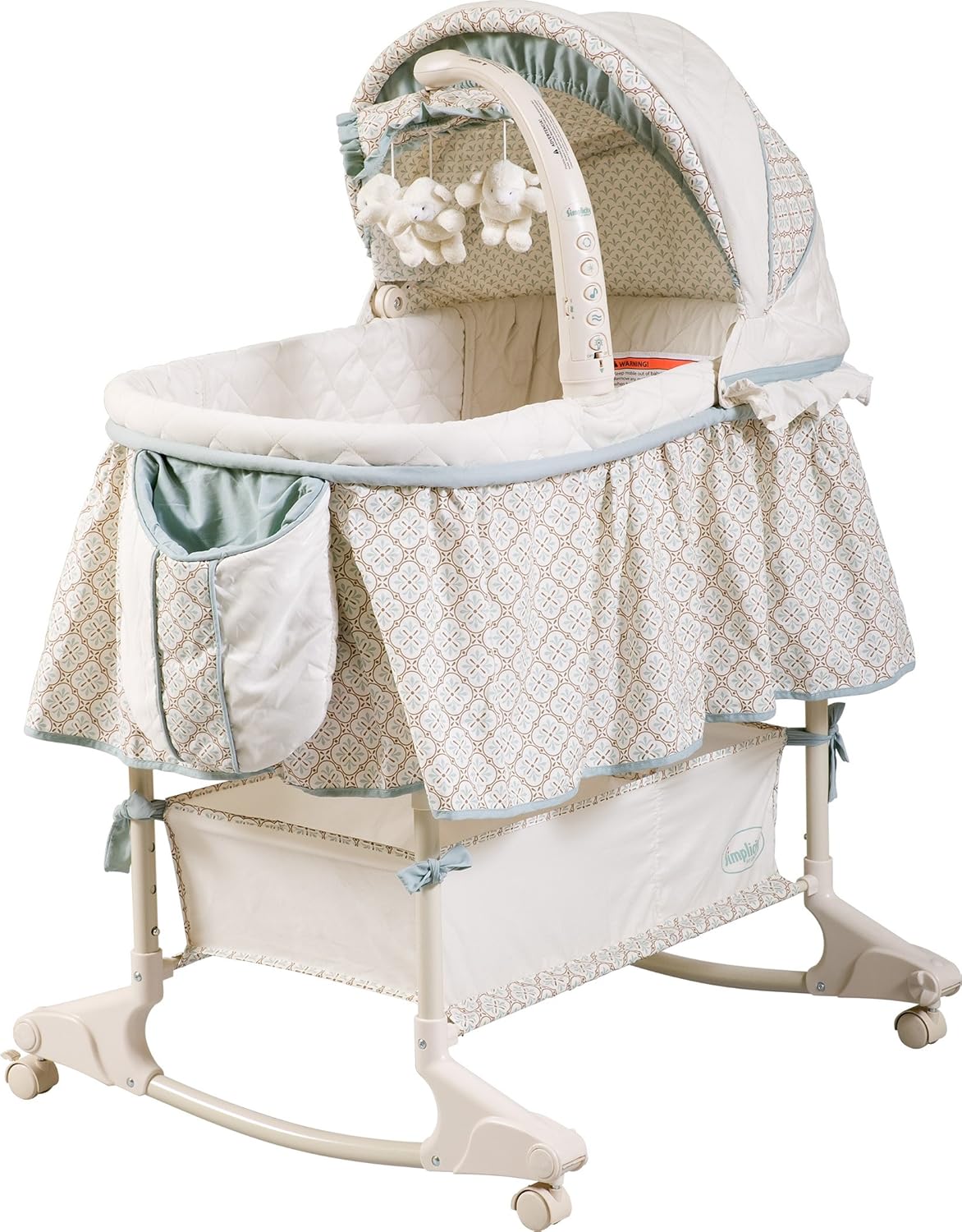 delta children rocking bassinet