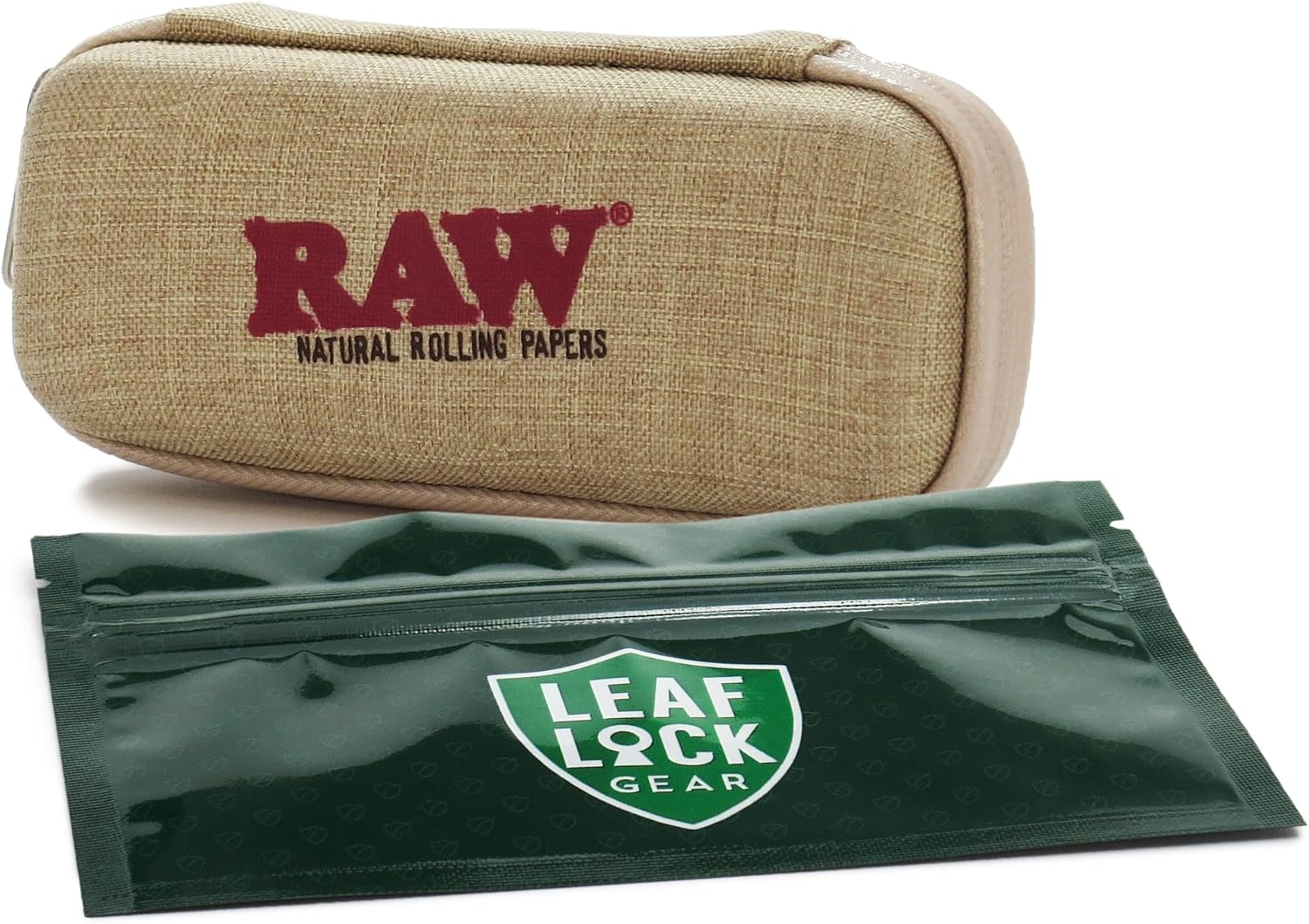RAW Pre-Roll Wallet with Hippie Butler Smell Proof Pouch