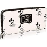 Loungefly Disney Mickey Mouse Faux Leather Wallet - Bi-Fold & Zip Around