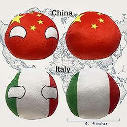 Raclove 6PC Countryballs Plushies - Soft