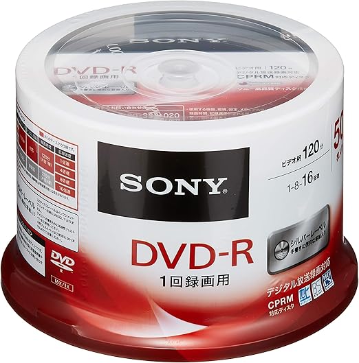 Amazon Sony ビデオ用dvd R Cprm対応 1分 1 16倍速 スピンドルケース 50枚パック 50dmr12mldp ソニー Sony パソコン 周辺機器 通販