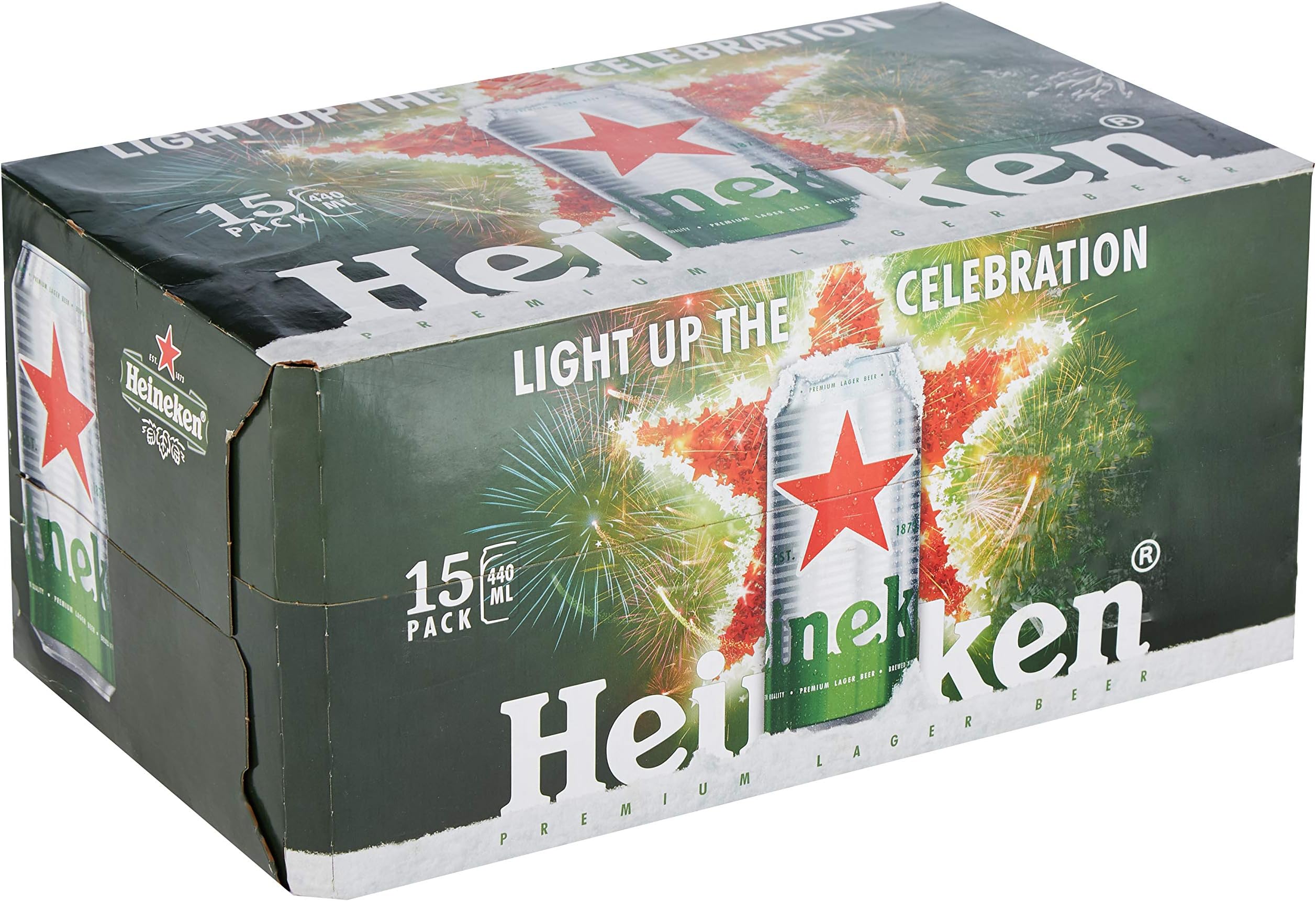Heineken Premium Lager Can, 15 x 440ml