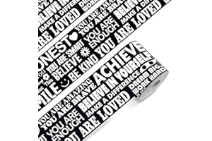 60 Feet Bulletin Board Borders, Encouraging Rolled Border Trim Back-to-School Bulletin Board Decoration, Walls, Desks, Window