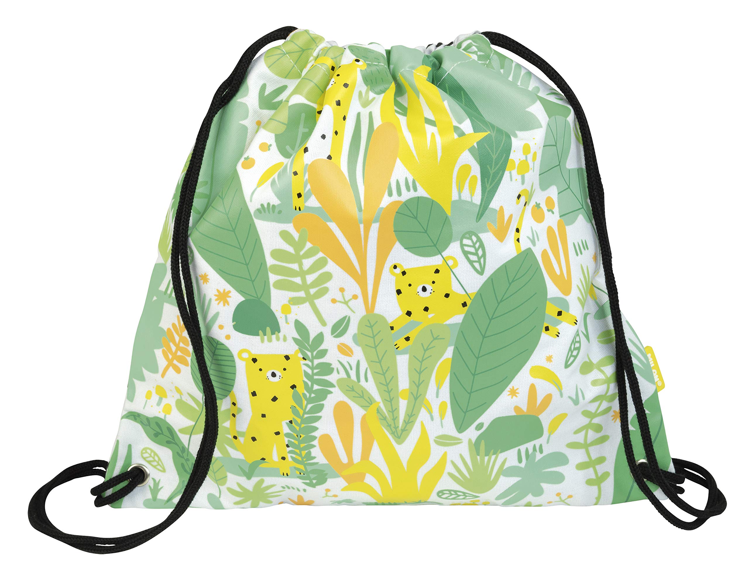Hide & Seek Strips Bag, Green & Yellow
