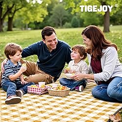 TigeJoy Extra Large Picnic Blanket Waterproof