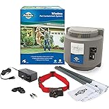 PetSafe Wireless Pet Fence Pet Containment System, Covers up to 1/2 Acre, for Dogs Over 8 lb, Waterproof Receiver with Tone/S