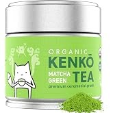 KENKO Matcha Green Tea Powder [USDA Organic] Highest Ceremonial Grade, Authentic Japanese, Premium 1st Harvest, 1 oz (30 serv