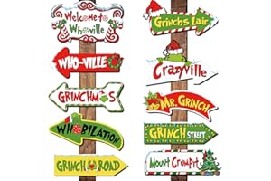 SUONENGONGYI 20Pcs Christmas Decoration Greenchmas Yard Sign Greenchmas Outdoor Christmas Photo Proops Greench Arrow Yard Sign Outdoor for Xmas Party Supplies