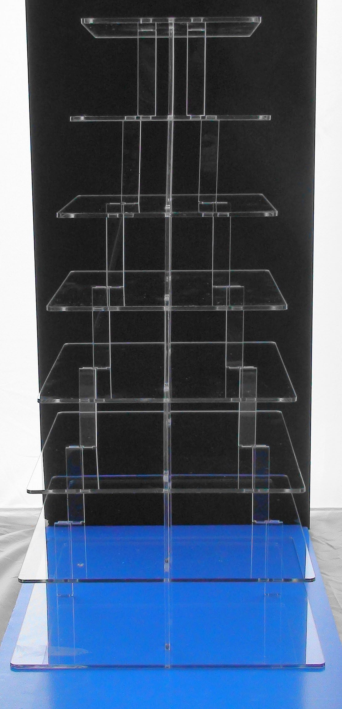 8 Tier 5mm Thick Square Acrylic Cupcake Wedding Party Cup Cake Display Stand by Classikool®