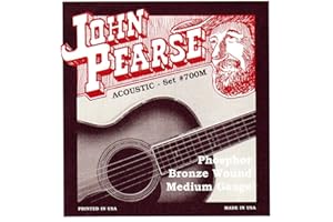 John Pearse 700M Phosphor Bronze Acoustic Guitar Strings