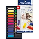 Faber-Castell Creative Studio Soft Pastel Mini Sticks (1.25&rdquo;) - 24 Vivid Colors