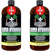 32 oz Total, Silver Doc Silver Hydrosol Mineral Supplement, Natural Alternative and Immune Support, Positively Charged 99% Bio-Available Colloidal Molecules Seek Out Unwanted Visitors